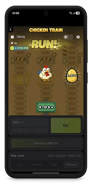 Comment jouer à Chicken Train